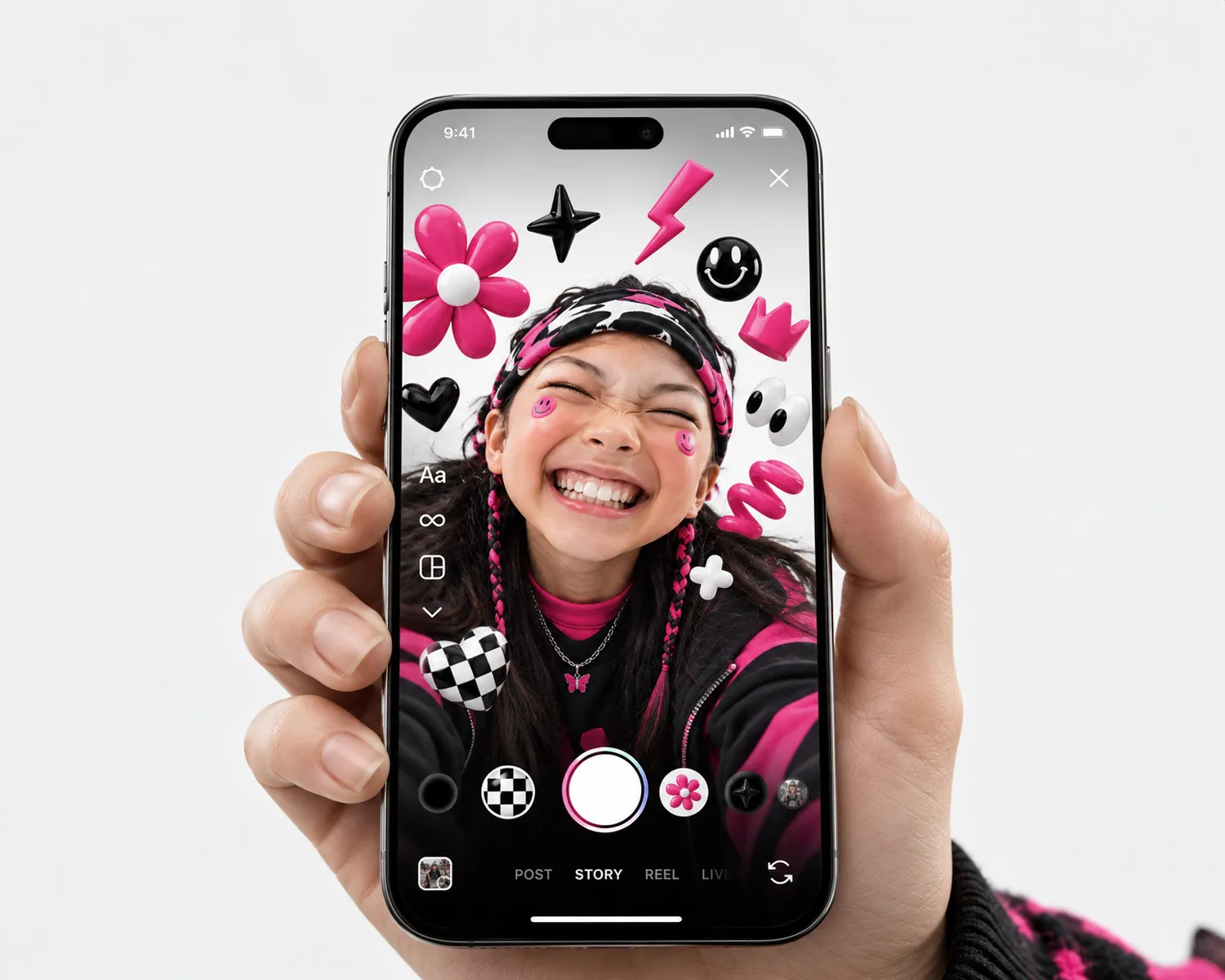Face filters personalizzati in realtà aumentata